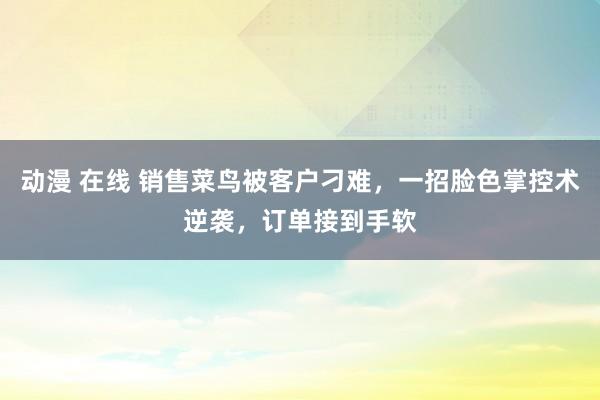 动漫 在线 销售菜鸟被客户刁难，一招脸色掌控术逆袭，订单接到手软