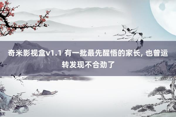 奇米影视盒v1.1 有一批最先醒悟的家长， 也曾运转发现不合劲了